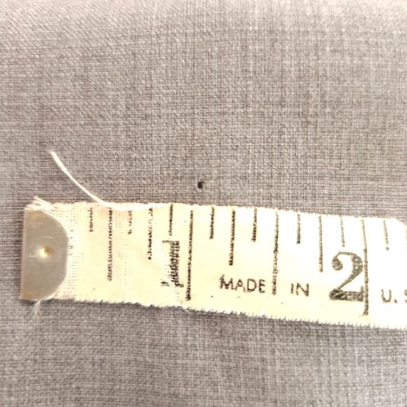 Jos A Bank 1905 Mens 36R Gray Flat Front Wool Dress Pants Trousers - Picture 3 of 10